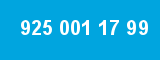 925 001 17 99 925 001 17 99